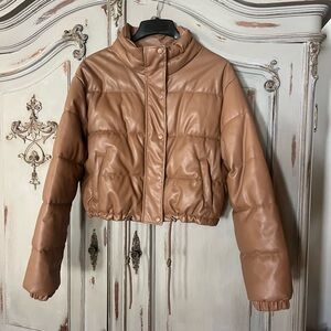 Women's Brown Puffer Jacket